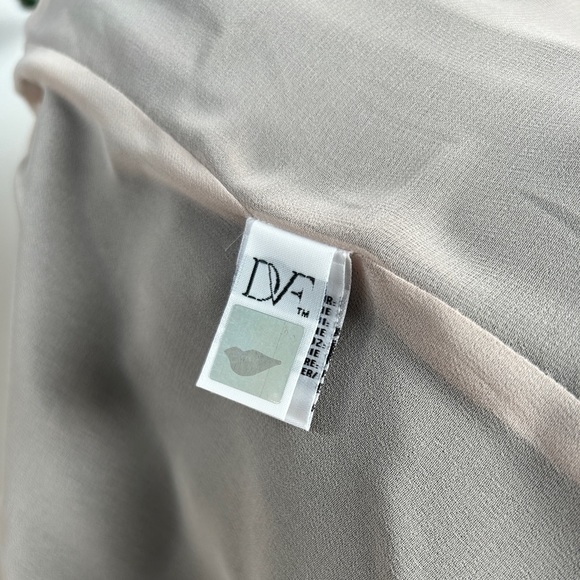 Diane Von Furstenberg Seraphina Silk Colorblock Blouse Size 6 NWOT - Picture 9 of 12